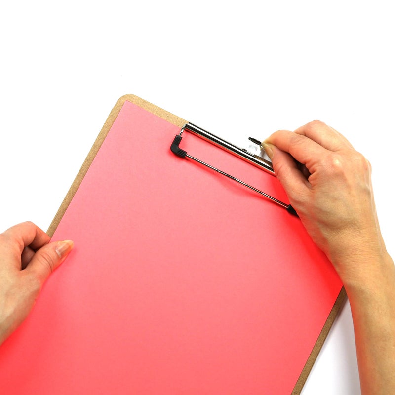 Officemate لوح كتابة من الخشب المعاد تدويره من أوفيس ميت، بحجم رسالة، مشبك منخفض، 9 × 12.5 بوصة (83219)، كل واحد، بني - Image 5